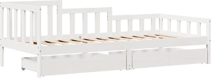 Produktbild VidaXL Tagesbett Gästebett Bettsofa Schlafsofa Schubladen 90x190cm Massivholz (90 x 190 cm)