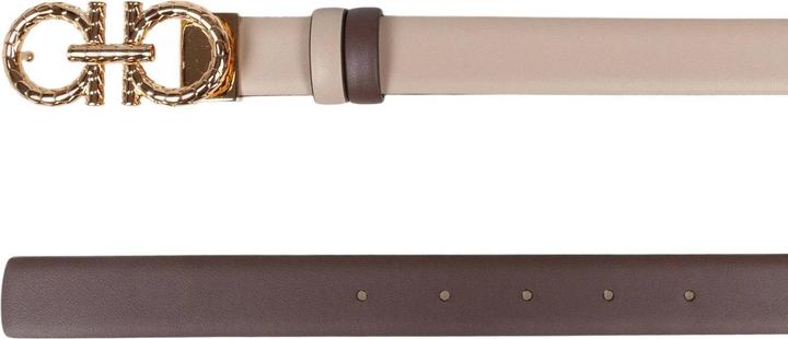 Actual product image Salvatore Ferragamo Ferragamo reversible and adjustable gancini belt in leather (100)