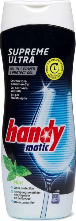 Image du produit Handymatic Supreme Ultra All in 1 Power Mint gel pour lave-vaisselle (Gel)