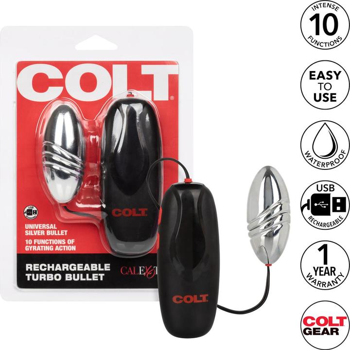 Actual product image CalExotics COLT® Rechargeable Turbo Bullet