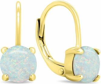 Brilio Silver - Beautiful Gold Plated BRC31R Synthetic Opal Bracelet