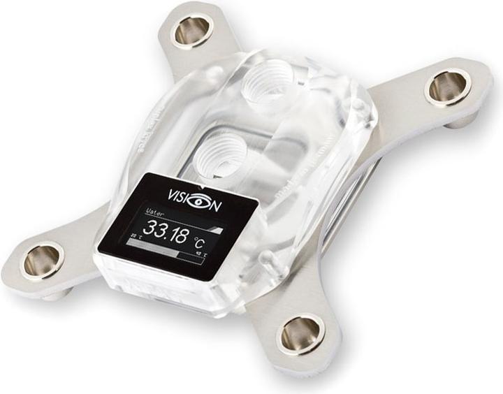 Image du produit Aqua Computer cuplex kryos NEXT avec VISION LGA 115x - Acrylique/Nickel