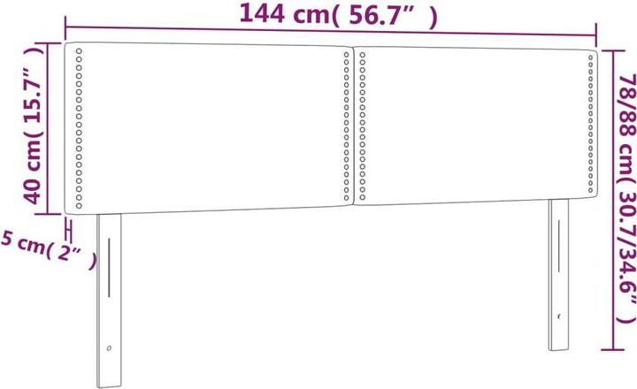 Immagine prodotto VidaXL Zobor (144 x 5 x 88 cm)