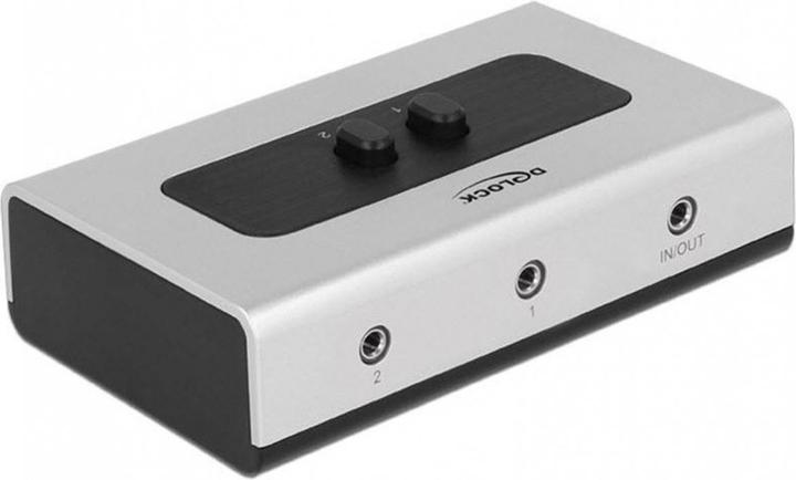 Delock Boîte de commutation 2Port 3.5mm jack