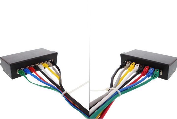 Immagine prodotto InLine Cavo patch 0,5m piatto, U/UTP, Cat.6 (U/UTP, CAT6, 0.50 m)