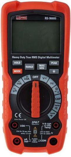 Actual product image Rs Pro Heavy Duty True RMS Digital Multimeter (CAT IV, CAT III)