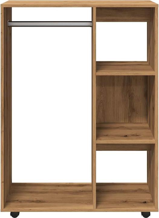 Produktbild VidaXL Kleiderständer Artisan-Eiche 80x40x110 cm Holzwerkstoff