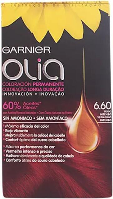 Produktbild Garnier OLIA Coloración Permanente #6,60 Rojo Intenso 4 pz (6,60 Tiefrot)