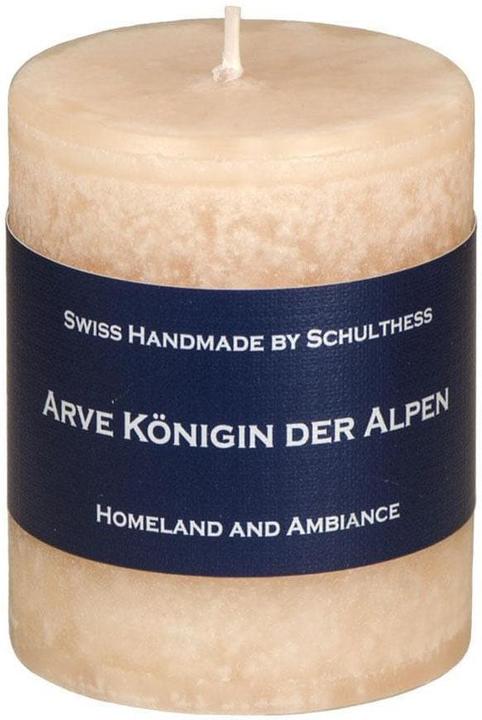 Actual product image Schulthess Kerzen Scented candle Ø 7 cm Swiss stone pine Queen of the Alps (210 g)