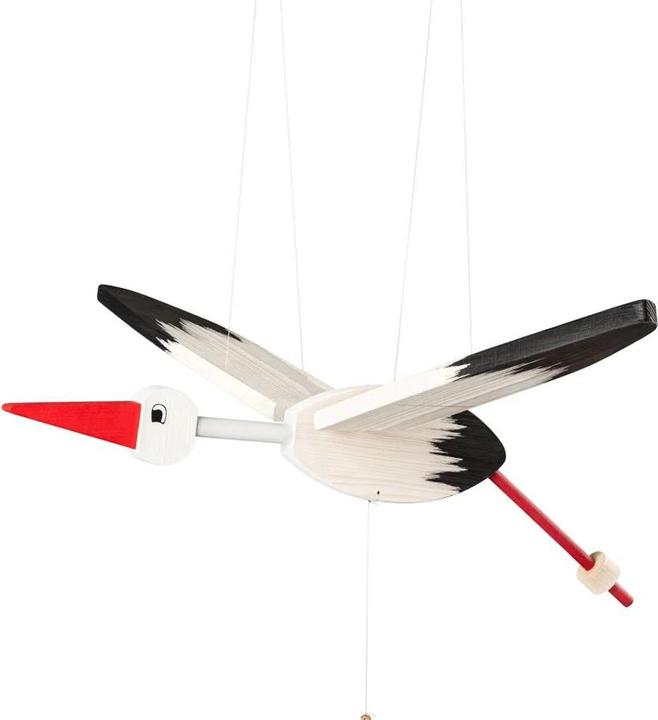 Produktbild Woody Fliegender Storch weiss