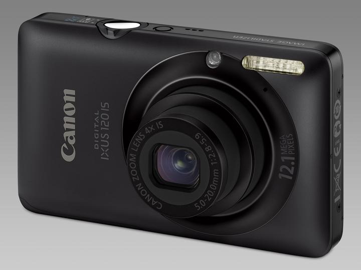 Produktbild Canon Digital IXUS 120 IS, 12MP, 4x Zoom, HD-Movie, Schwarz (12 Mpx, 1/2,3'')