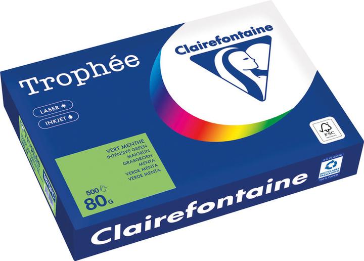 Produktbild Clairefontaine Universalpapier Trophée farbig (80 g/m², 500 x, A4)