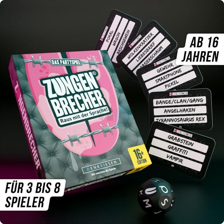 Produktbild Denkriesen Zungenbrecher - "raus mit der Sprache" - ab 16 Jahren (Deutsch)