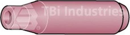 Actual product image Abicor Binzel Ceramic gas nozzle Standard Ø 12.5 mm Length 47 mm Insert size 8
