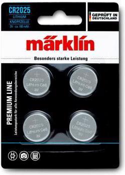 Immagine prodotto Märklin linea premium (4 pz., CR2025, 160 mAh)