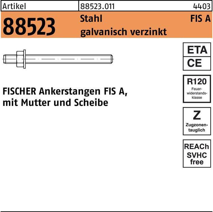 Image du produit Fischer Tige d'ancrage FIS A M20x290 (10 pcs)