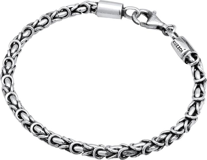 Actual product image Kuzzoi Bracelet King Chain Basic 925 Silver (19 cm, 925 sterling silver)