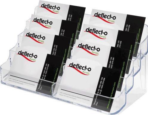 Immagine prodotto Deflecto ® Porta biglietti da visita non riempito 400 biglietti in polistirolo trasparente