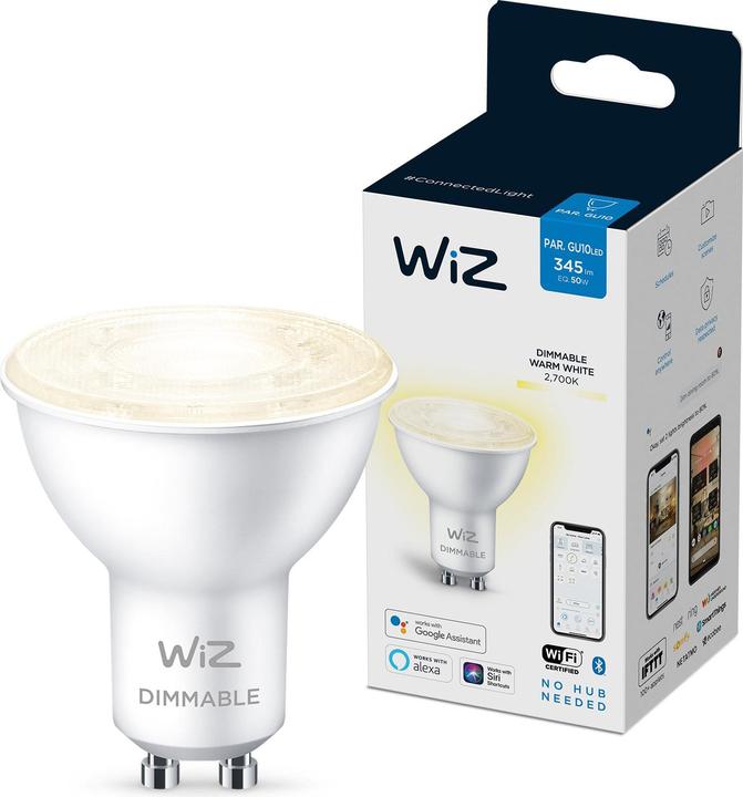 Produktbild WiZ Warm White (GU10, 4.70 W, 345 lm, 1 x, F)