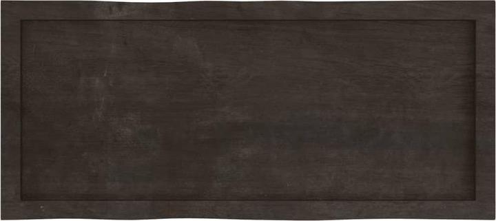 Actual product image VidaXL Tischplatte 100x40x4 cm Massivholz Eiche Behandelt (100 x 40 x 4 cm)