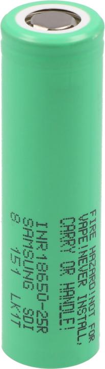 Samsung Battery INR18650 25R, unprotected (18650, 2500 mAh)