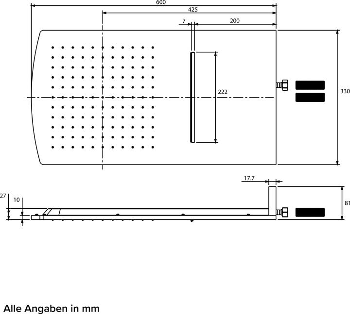 Produktbild Chris Bergen Regenpaneel (2 Strahlarten)