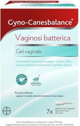 Immagine prodotto Pharmanutra Gyno-Canesbalance Gel Vaginale 7FL (Gel intimo)