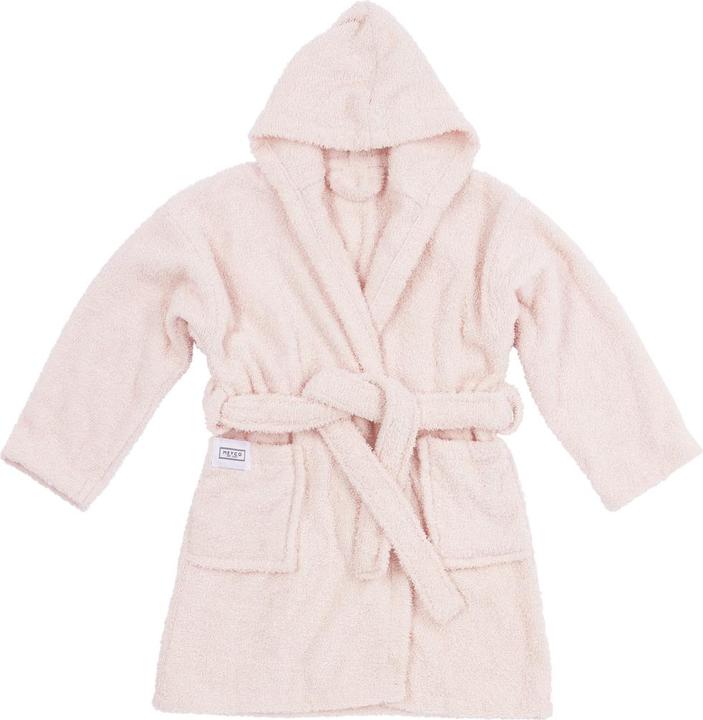 Meyco Bathrobe mt 98/104 basic towelling soft pink (104)