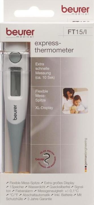 Actual product image Beurer Ft15/1 (Rectal, Armpit, Mouth)
