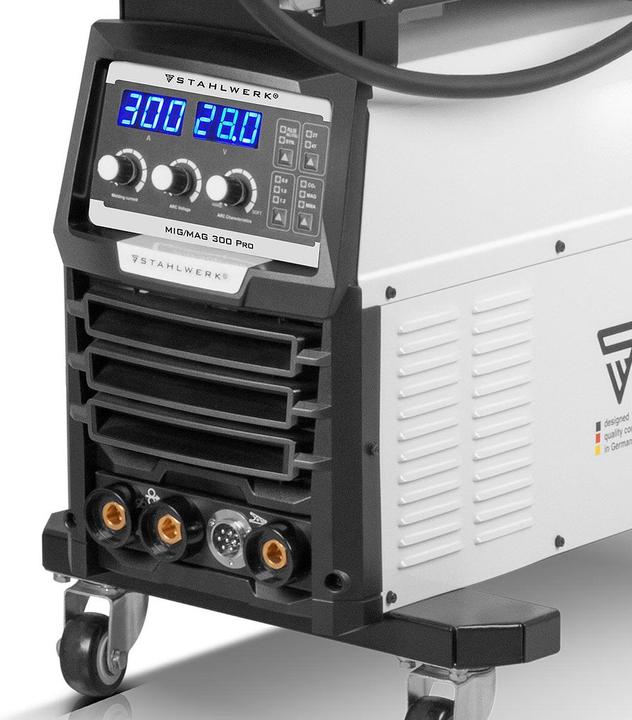 Produktbild Stahlwerk Schweissgerät MIG MAG 300 Pro Vollsynergischer IGBT Inverter mit 300 A