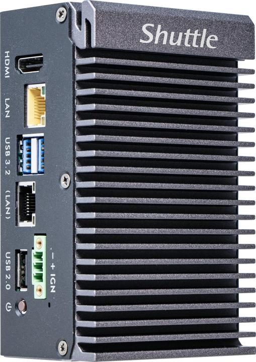 Actual product image Shuttle Barebone SPCEL03 Intel Atom x6413E 1xSODIMM max 32GB DDR4 2x2.5G LAN (Intel Atom x6413E)
