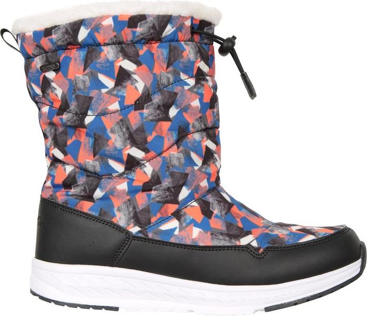 Actual product image Mountain Warehouse Childrens/Kids Glide Adaptive Printed Snow Boots (33)