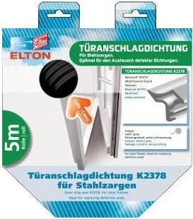 Immagine prodotto Ellen Guarnizione di sicurezza per porte K2378 fai da te lunghezza 5 m da inserire ( 3327023263 )