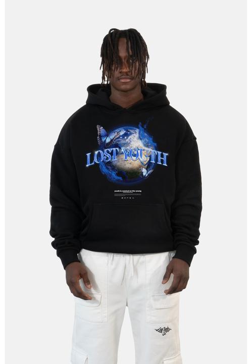 Immagine prodotto Lost Youth FELPA CON CAPPUCCIO "MONDO" - 21651 (4XL)