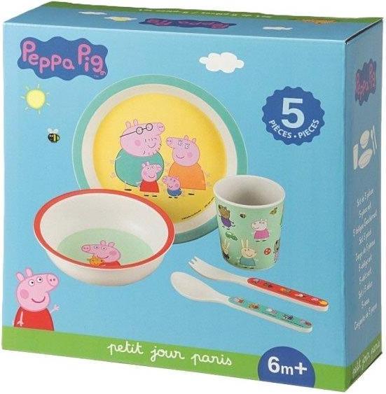 Petit Jour Paris - Set of 5 Pieces Peppa Pig - with Its Gift Box!