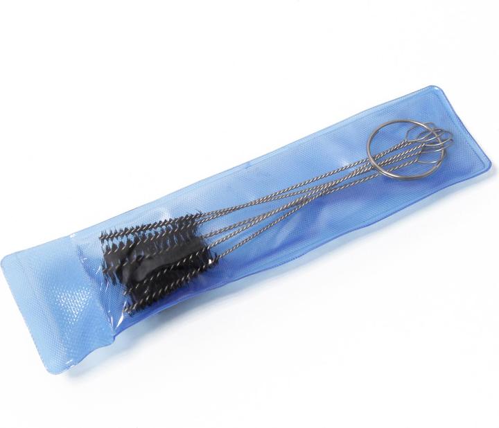Immagine prodotto Wiltec Set di spazzole in nylon per la pulizia dell'aerografo 5 pezzi