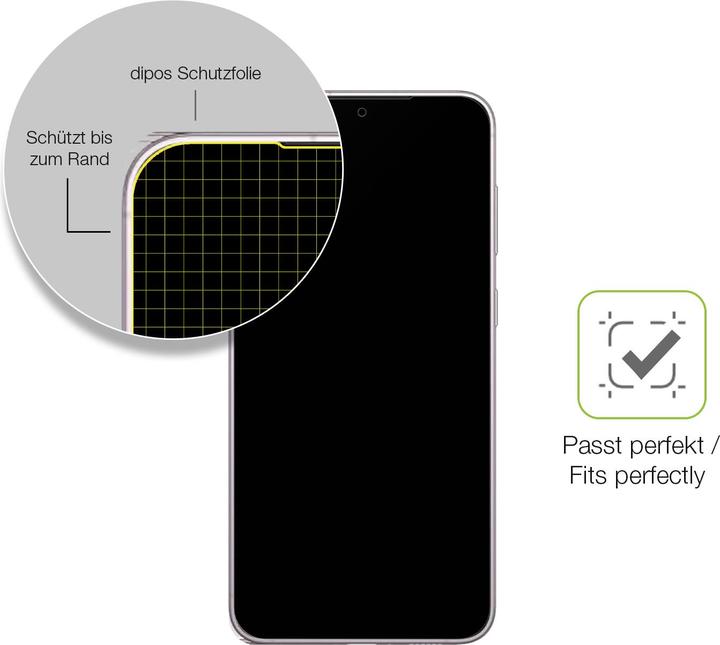 Image du produit Dipos Film de Protection d’écran Full-Cover Anti-reflet (1 pièce(s), Samsung Galaxy S23+)