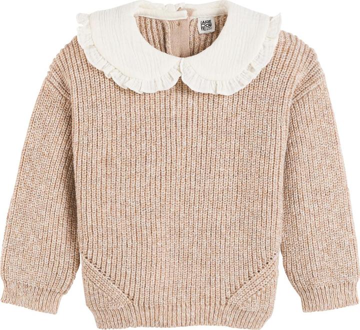 Actual product image La Redoute Collections Pullover aus Feinstrick mit Bubikragen (102)