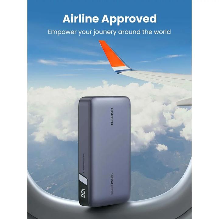 Image du produit Ugreen Banque d'alimentation (20000 mAh, 100 W, 72 Wh)