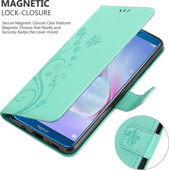 Image du produit Cadorabo Couverture du livre de fleurs (Honor 9 Lite)