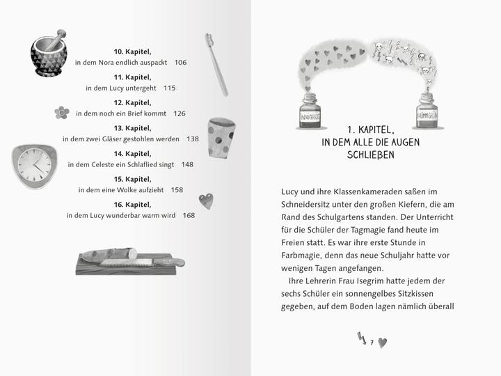 Actual product image Ravensburger Die Schule für Tag- und Nachtmagie, Band 6: Eine gefährliche Farbe (German, Gina Mayer, Mila Marquis, 2023)