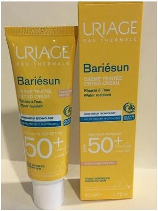 Immagine prodotto Uriage TónovanÃ½ ple¥ovÃ½ krÃm na opalovÃnÃ SPF 50+ Bariesun Fair Tint (Crema colorata) 50 ml (Crema solare viso, SPF 50+, 50 ml)
