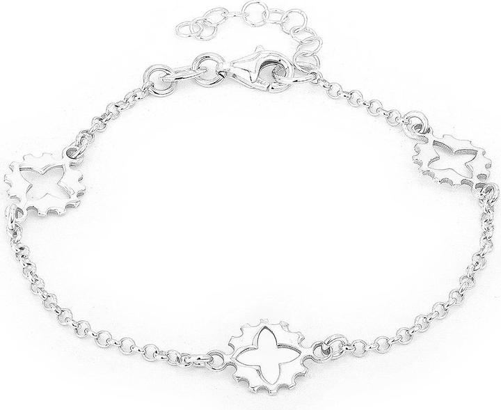 Immagine prodotto Leyda Collier De Bras Fleur (19 cm, Argento 925)