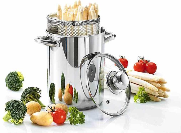 Produktbild Krüger Spargeltopf (16 cm, Kochtopf, Edelstahl)