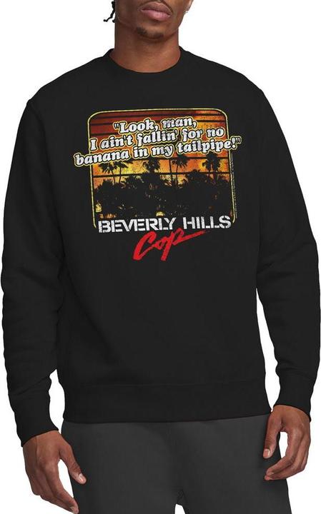 Immagine prodotto Beverly Hills Cop Banana In My Tailpipe Felpa Adulto Unisex (L)