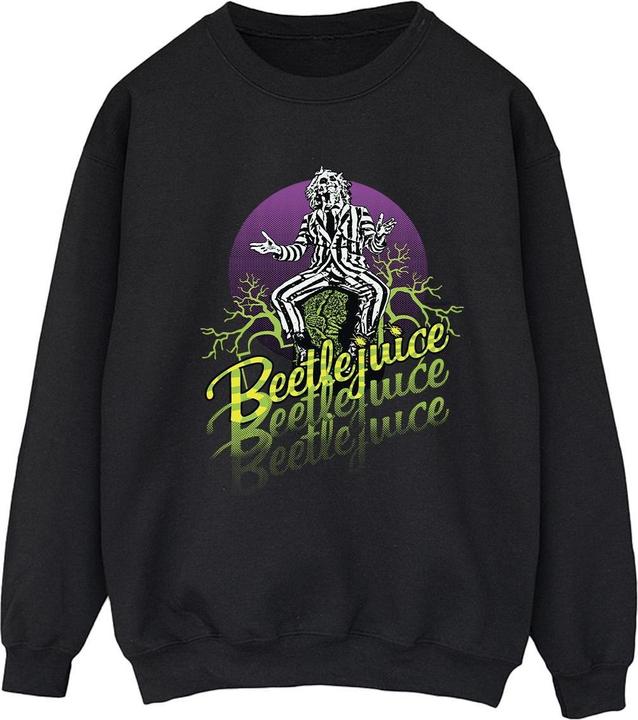 Beetlejuice Lila Kreis Sweatshirt