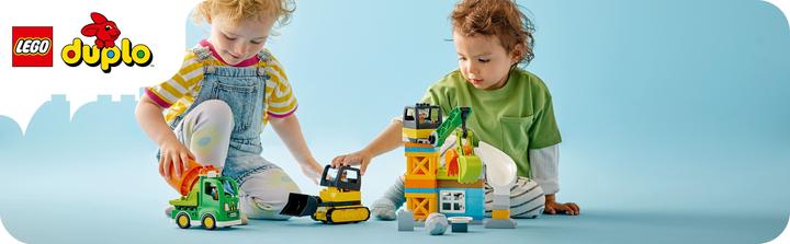 Actual product image LEGO 10990 Construction site with construction vehicles (10990)