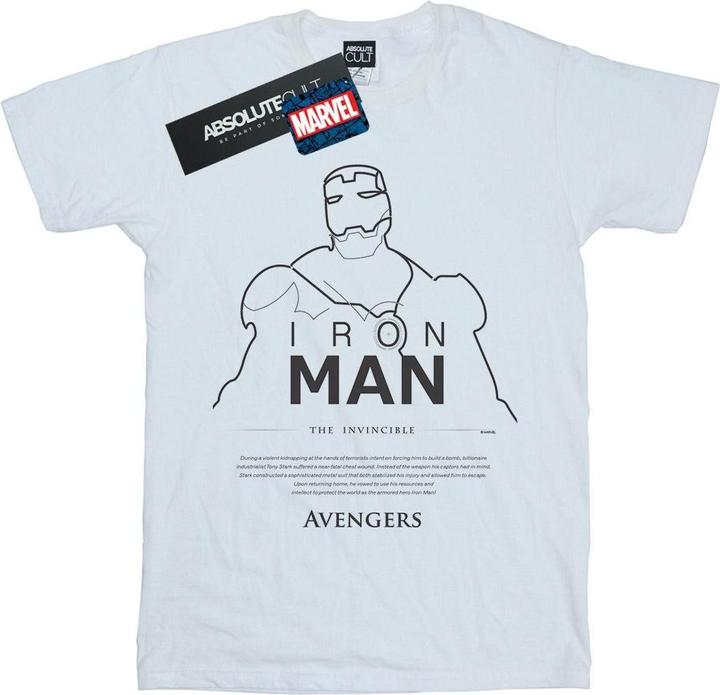 Iron Man Single Line TShirt (5XL)