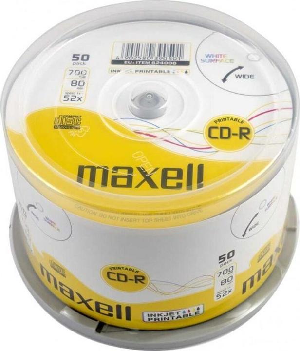 Produktbild Maxell CD-R 700Mb 52x (50 x)