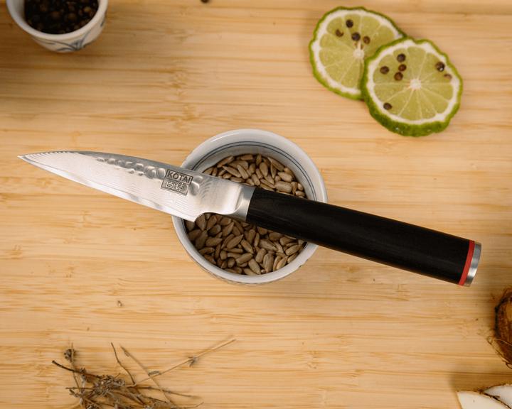 Actual product image Kotai Paring knife Damas Pakka (10 cm)